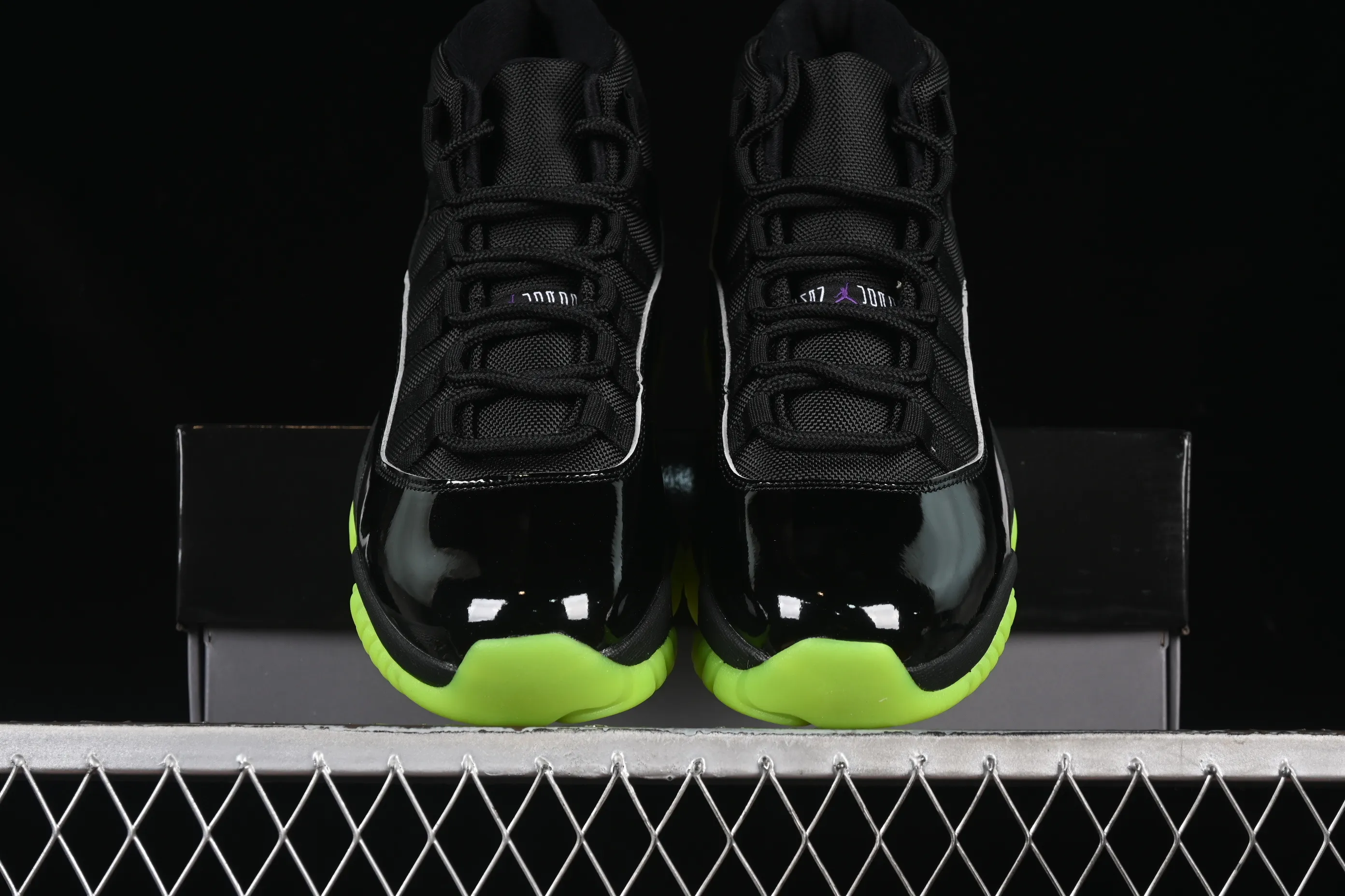All categories Air Jordan Jordan series basketball shoes Air Jordan 11 Air Jordan 11 Retro AJ11 Joe 11 black avocado green CT8012-003
